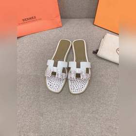 HERMES愛馬仕經典款H拖 原版購入開發 頂級品質 鞋面原版小牛皮 内裡墊腳
