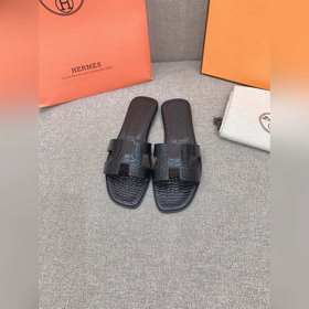 HERMES愛馬仕經典款H拖 原版購入開發 頂級品質 鞋面原版小牛皮 内裡墊腳