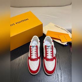 LOUIS VUITTON 路易威登 男士LV Rivoli 運動鞋此次為粒面