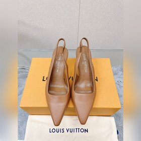 頂級版本LV 2023 早春新款露跟高跟鞋本款 Sparkle 露跟高跟鞋以柔