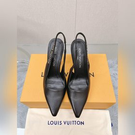 頂級版本LV2023 早春新款露跟高跟鞋本款 Sparkle 露跟高跟鞋以柔軟