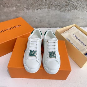 Louis*Vuitto*2023新款厚底小白鞋HK買版，所有材料開私模精準對版
