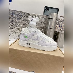 情侶款！Louis Vuitton xNikeAirForce1路易威登Lv 空