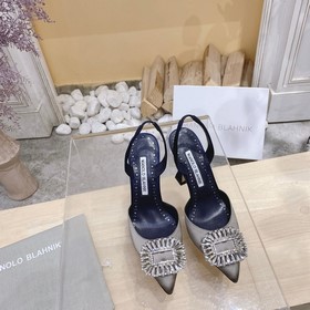 MANOLO BLAHNlK 2023新款晶飾搭扣高跟鞋MB一直是每個女生夢寐