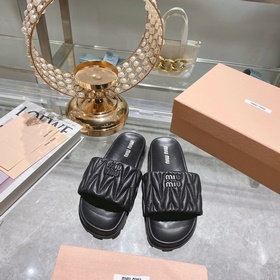 Miu*Miu2023  春夏潮品水台拖鞋系列 1：1開模秒殺市場一切版本 歐美