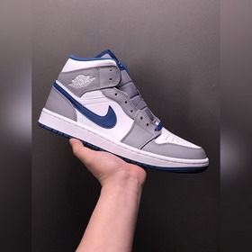 Air Jordan 1 Mid True Blue AJ1 喬1真藍色 中幫籃