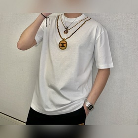 香奈兒 2023ss夏裝新品 專櫃同步 時尚簡單廓形短袖T恤 品質的象征 廓形版