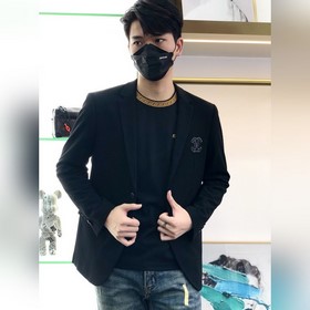 Chane*香奈兒休閑西服外套精品推薦外貿公司訂單！胸口3D圖形立體繡花.兜位原