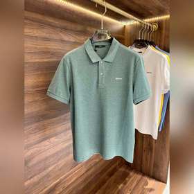 ZEGNA 傑尼亞2023春夏專櫃同款翻領短袖Polo.采用客供絲光珠地面料，胸