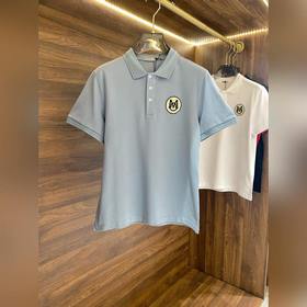 MONCLER  蒙口2023春夏最新款男士翻領短袖T恤POLO衫，高端版本！專