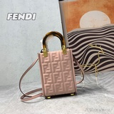 【配盒】FEND迷你玳瑁手提斜挎小可愛超級精緻的mini tote配上玳瑁手柄，