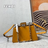 小號 【配盒】官網最新Fendi SS秀場早春系列米蘭時裝周，光面頂