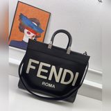 FéI TOTE 托特包“陽光手提袋” 新顔色簡單字母LOGO設計，琥珀色雙手柄
