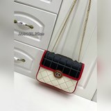 鍊條包新品  【配禮品盒】guccl明星同款牛皮材質，可以斜跨或單肩尺寸2