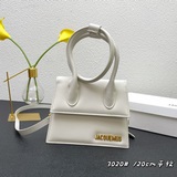 平紋jacquemus口紅包 20cm手提斜挎，展示不一樣的法式浪漫 ，原版皮