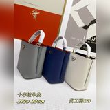 P家原版品質 最新款Double Saffiano皮革手袋 采用意大利進口牛皮
