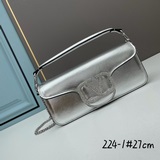 大號 VALENTINO MINI LOCò仿水晶裝飾手袋-VLogo Sig