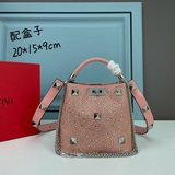 Valent**o Garavani Roman Stud 閃鑽手袋 - 此手袋