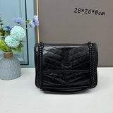 中號28cm   金鍊 monogramme saint laurent前翻蓋包