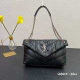saint laurentloulou puffer 绗縫包，100％進口牛皮制
