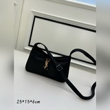 黑色黑扣尼龍  LE 5 A 7_尼龍款男女可背的鹽系學院風單肩斜挎包輕便