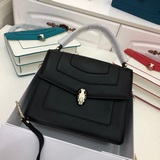 【Bvlgari】寶格麗專櫃三層蛇頭包大號，型號：6998進口頂級Box皮定制原