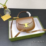 Celin23春夏新款mini手柄馬鞍包LISA同款可斜背及挂肩box皮質