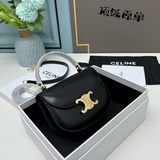 CELINE-23早春新品 Mini Besace凱旋門包LISA同款凱旋門黑