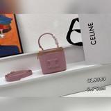 CELIN-E 23s春夏-迷你光滑牛皮革化妝箱Celine 新色盒子非成愛正