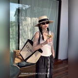 Celine 夏天帆布包 cabas一眼就最愛 這款一定是夏季最火的沙灘包