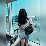 chanel 23p小青蛙後香奈兒背包 好裝好搭出國首選！|||這次出國背了小青
