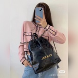 雙肩背包 今年上新的時髦點以年份數字為命名對準它!! 手袋”垃圾袋”每個顔