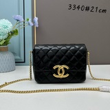 黑色 銀色 現貨chanel 23p 大五金扣logo各大網紅、博主熱推爆款