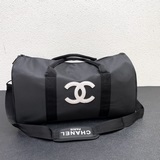 chanel潮牌 休閑單肩包男女斜跨包手提包大容量旅行包運動包健身包尺寸：4