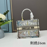 小號 彩色六角星 刺繡26.5cmBOOK TOTE 手袋這款 Book Tot