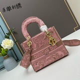 新色原單刺繡配盒子淺金【Lady D 刺繡系列】M8002黃色藍樹最新系列，汲
