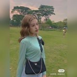 P家三合一hobo包，型號1BH204，原廠五金及降落傘布料，尺寸18×6.5×
