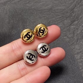 Chanel 小香簡約風格小金豆耳釘 最近非常火的一款豆豆耳釘 這款耳環真的超級