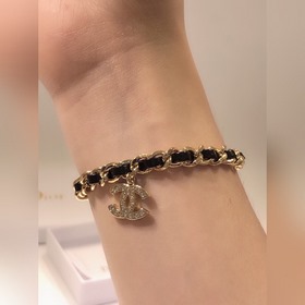 CHANEL 小香皮帶手鍊， 高端品質，專櫃同材質，真正黃銅，離子電鍍，做工精緻