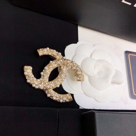 原單狠貨】明星網紅同款 香奈兒chanel 胸針。專櫃同步。複刻原版logo 最