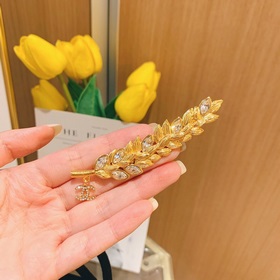 編號XXZ0022實拍 麥穗胸針隻做ZP開發 高端原版制定 奢華大牌小香雙C家