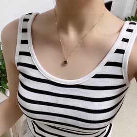 香奈兒Chanel最新款雙C項鍊 精鋼保色超個性，百搭款特别特别贊，整體細節非常