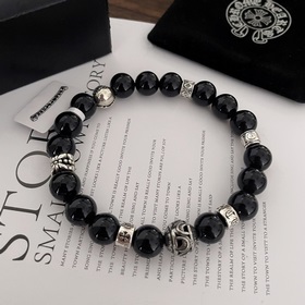 專櫃精工版本 Chrome Hearts 黑瑪瑙*多元素手鍊 權志龍明星同款 複