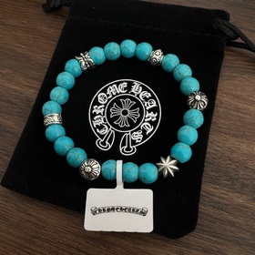 專櫃精工版本 Chrome Hearts 綠松石*多元素手鍊 權志龍明星同款 複