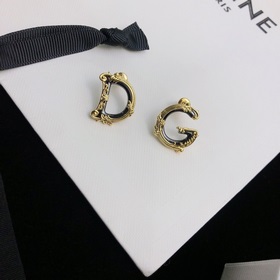 新品Dolce&Gabbana 杜嘉班納 走秀誇張耳環 2023新款DG秀場耳釘