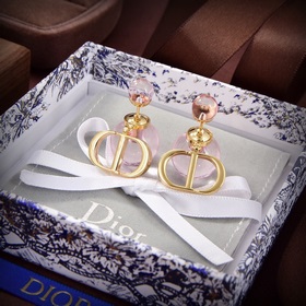 迪奧 2023新款 一線大牌都愛的Dior·迪奧 新品字母耳環。金屬質感逆襲版字