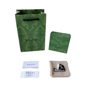 GUCCI古馳Icon系列雙G-黑白陶瓷戒指-情侶對戒！Icon系列18K白金窄