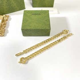 黃金色Gucci古馳雙G複古手鍊尺寸：18cm 20cm