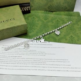 gucci 古馳 時尚 簡約風格 雙G光版手鍊 男女同款 高端 爆款 個性 潮流