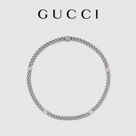 [禮物]GUCCI古馳互扣式雙G項鍊